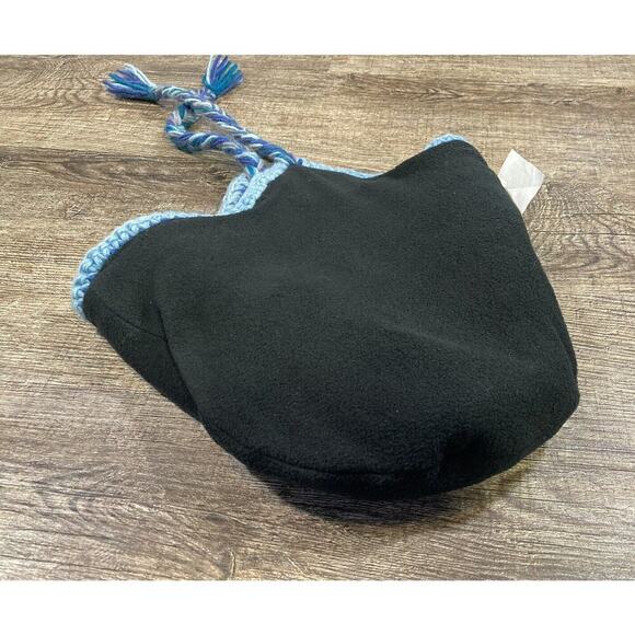 Andes Handicrafts Blue Trapper Hat Unisex Ecuador Fleece Lined 100% Wool - Picture 8 of 10